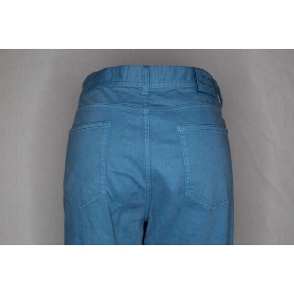 Men's Cesare Attolini 5 Pocket Jean Pants Solid Blue Cotton Sz 42 - Picture 5 of 11